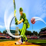 t20 cricket sports game android application logo